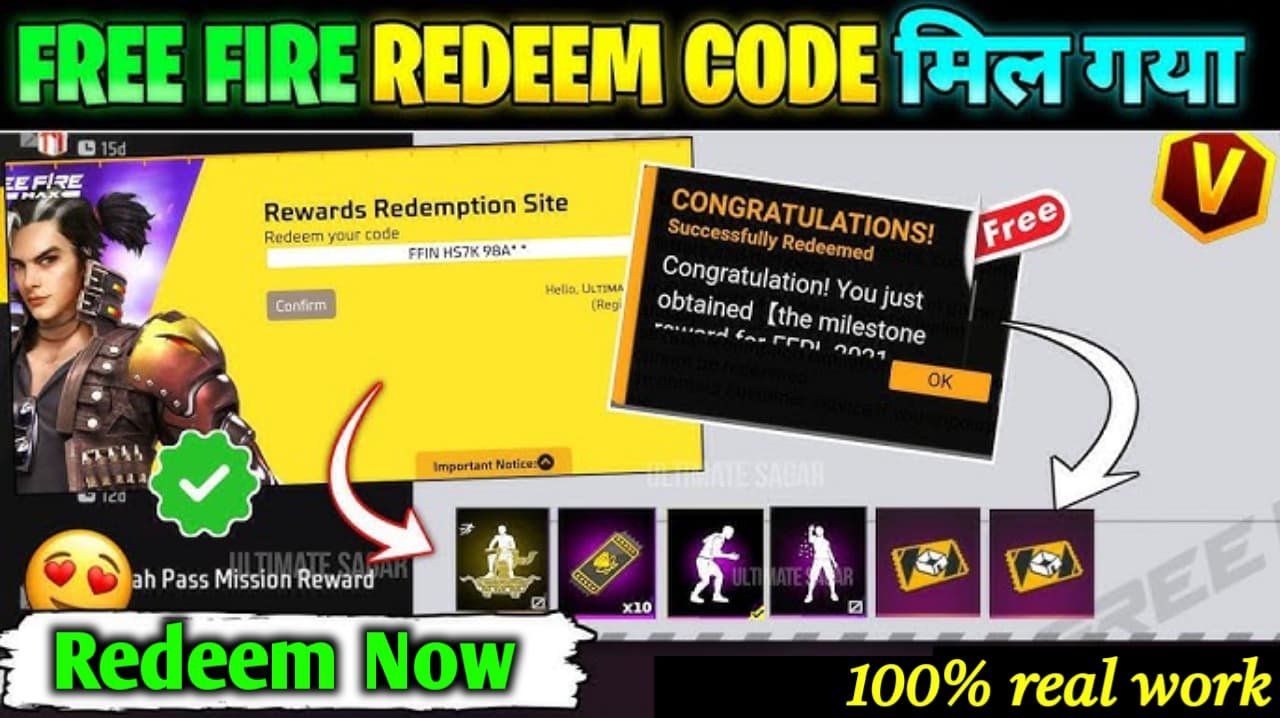 Garena Free Fire MAX redeem codes