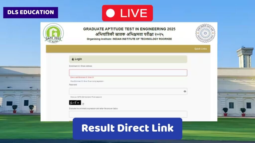 GATE Result 2025